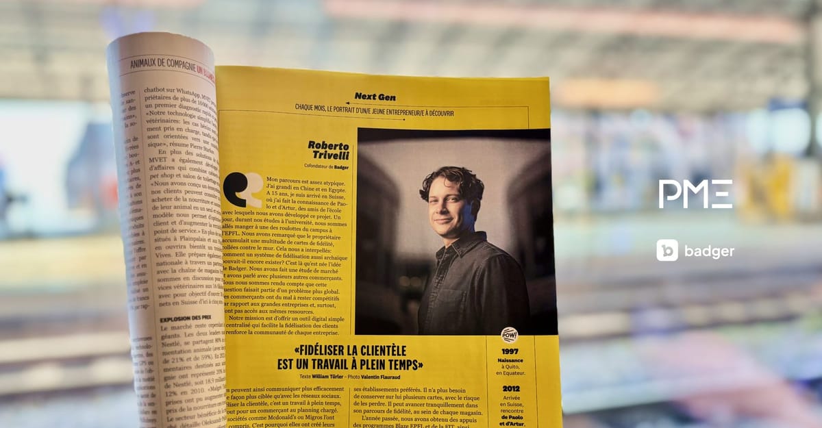 Badger dans PME Magazine